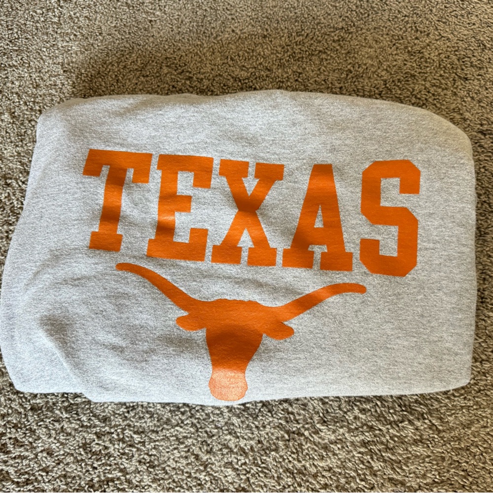 This is a Champion sweatshirt for the University of Texas at Austin!